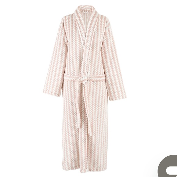 Annie Selkie Bubble Stripe Fleece Robe NWT - Picture 1 of 5